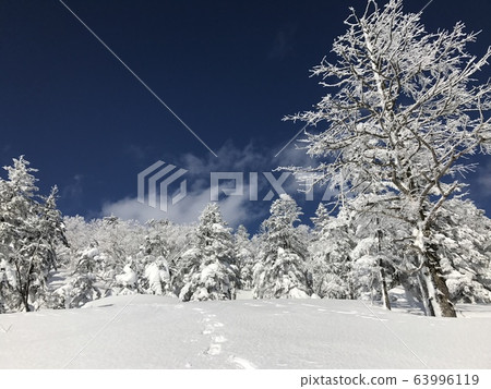 從福島縣Urabandai的大德科滑雪場到西岸ikiki 從福島縣Urabandai的大德科滑雪場到西岸ikiki 63996119