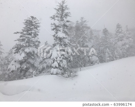 大雪那天，福島縣Urabandai的Grand Deco滑雪勝地 63996174