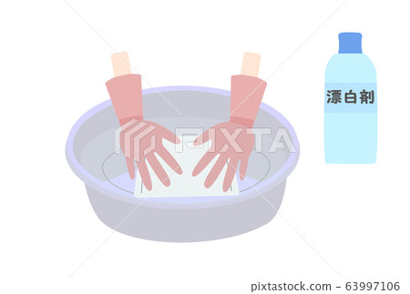 Mask cleaning illustration 63997106