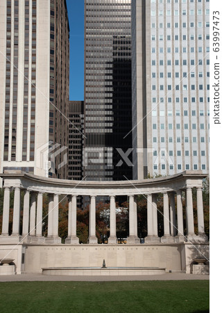 Wrigley square in Chicago 63997473