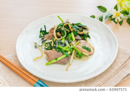 攪拌肥瘦的香草 63997571