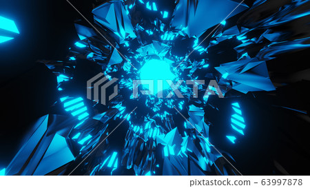 Abstract light colorful 3D rendering illustration background and fantasy texture. 63997878