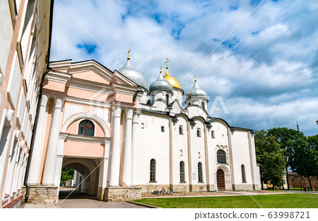 Holy Sophia Cathedral in Kremlin of Great Novgorod, Russia Holy Sophia Cathedral in Kremlin of Great Novgorod, Russia 63998721