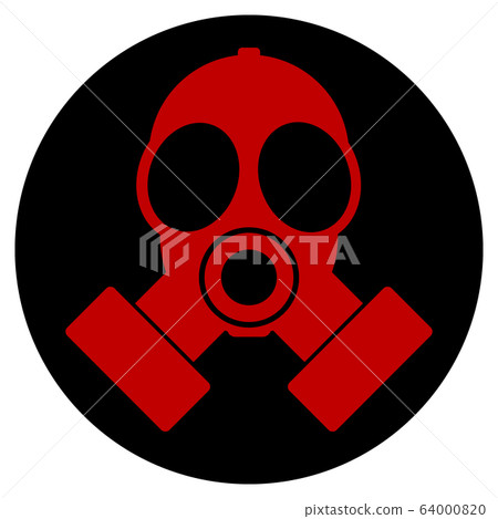 Gas mask icon. 64000820