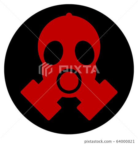 Gas mask icon. Gas mask icon. 64000821