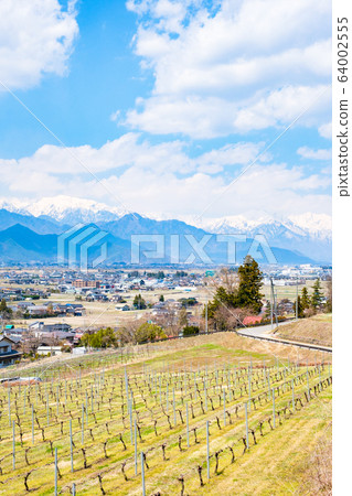 Azumino landscape (early spring) Azumino landscape (early spring) 64002555