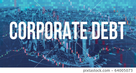 Corporate Debt theme with Manhattan New York City 64005073