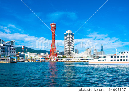 Kobe Port and sightseeing vessel Kobe Port and sightseeing vessel 64005137