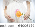 孕婦的腹部21週 64006159