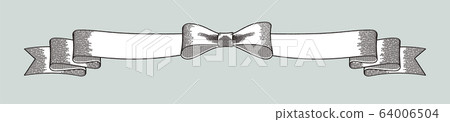 Vintage ribbon banner 64006504
