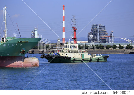 Omuta City Miike Port tugboat Omuta City Miike Port tugboat 64008005