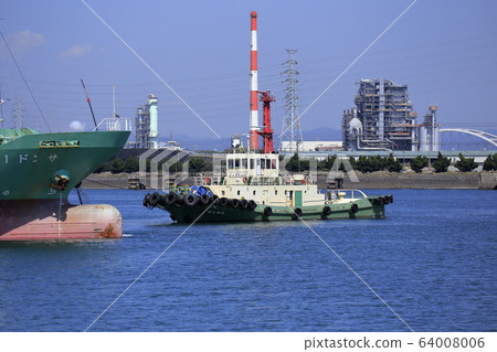 Omuta City Miike Port tugboat Omuta City Miike Port tugboat 64008006