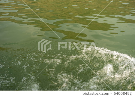 Water splattered on the river or lake Water splattered on the river or lake 64008492
