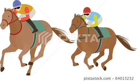 Horse race - Stock Illustration [64013232] - PIXTA