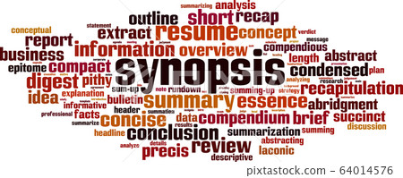 Synopsis word cloud Synopsis word cloud 64014576