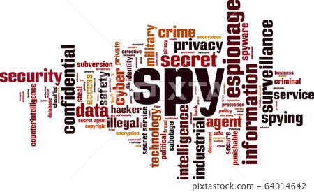 Spy word cloud Spy word cloud 64014642