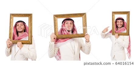 Arab man in diversity concept Arab man in diversity concept 64016154