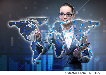 Online recruitment and job search concept 64016519