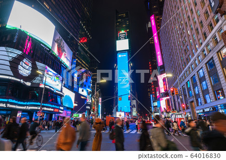 "New York" Times Square, the center of the world 64016830