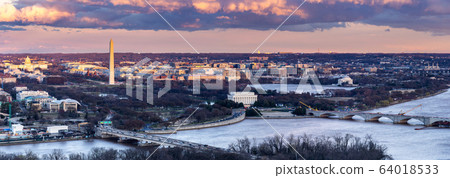 Washington DC sunset Washington DC sunset 64018533