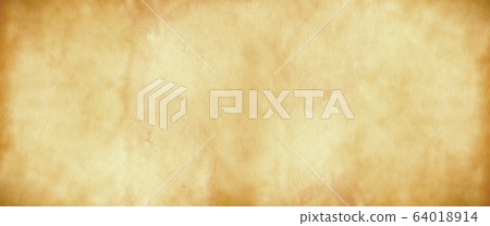 Old parchment paper. Banner texture 64018914