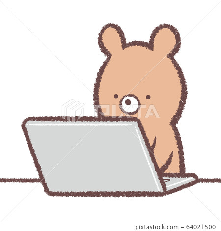 電腦工作熊 64021500