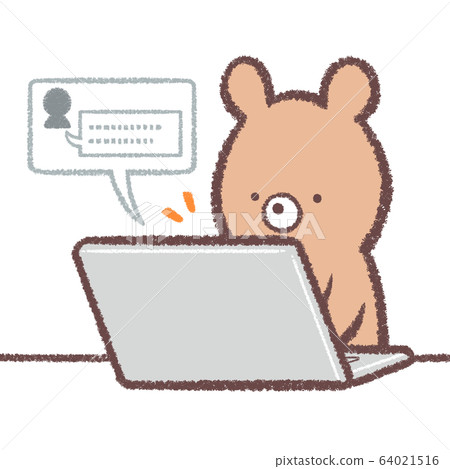 Telework bear 64021516