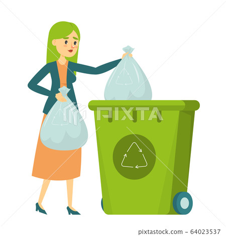 throw garbage in dustbin clipart flowers