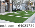 Texture or pattern of paving walkway. 64023729