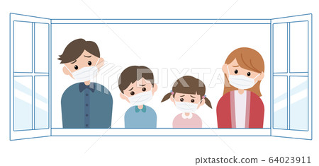 Masked family Masked family 64023911