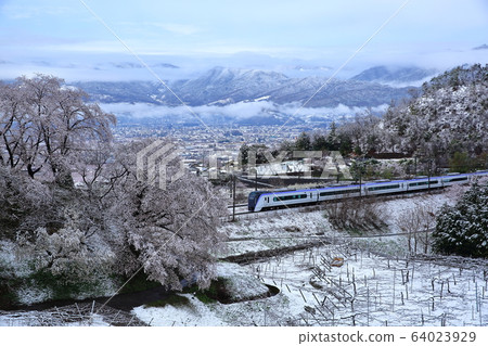 E353系列Azusa Kaiju雪 E353系列Azusa Kaiju雪 64023929
