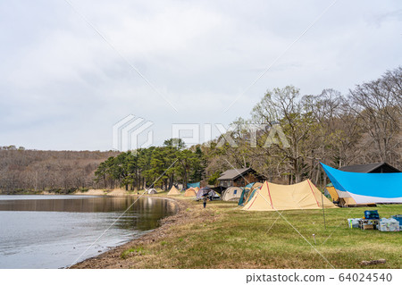東大沼露營地大沼國定公園北海道 64024540