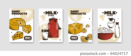 Milk Farm Poster Set 64024717