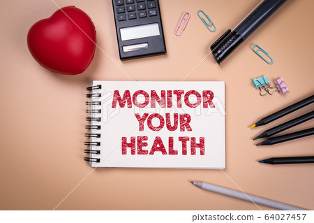 Monitor Your Health. Illness, virus, symptoms and help concept Monitor Your Health. Illness, virus, symptoms and help concept 64027457