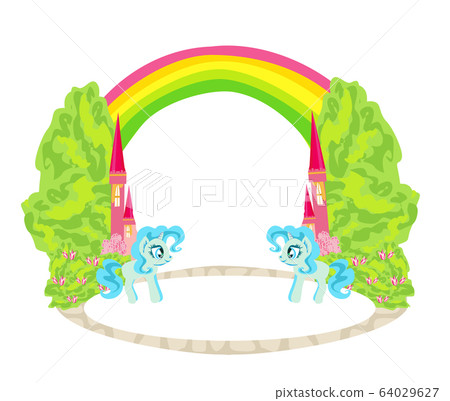 two cute unicorns - frame 64029627