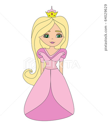 cute little princess - doodle illustration cute little princess - doodle illustration 64029629