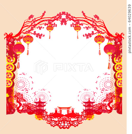 Mid-Autumn Festival for Chinese New Year - frame Mid-Autumn Festival for Chinese New Year - frame 64029639