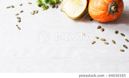 autumn crop organic healthy food pumpkin seeds 64030385