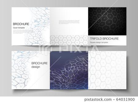 Vector layout of square format covers design... - Stock Illustration ...