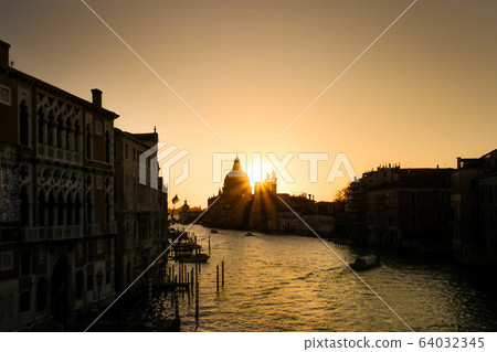威尼斯美麗的日出 威尼斯美麗的日出 64032345