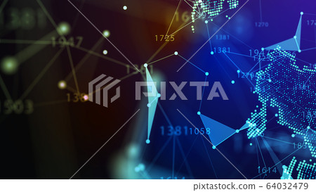 Concept of Network, internet communication. 3d illustration Concept of Network, internet communication. 3d illustration 64032479