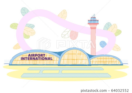 International Airport Building Architecture Design 64032552