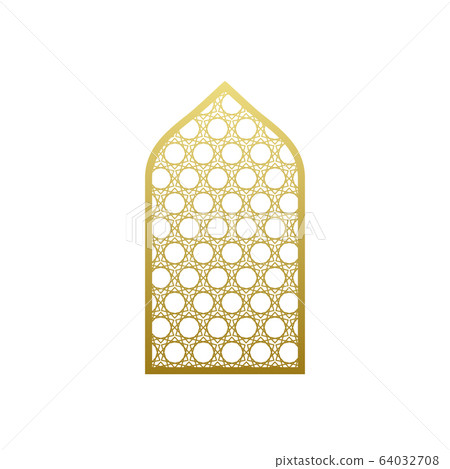 Arab Vector Window Door Pattern Arabian Stock Illustration 64032708 Pixta