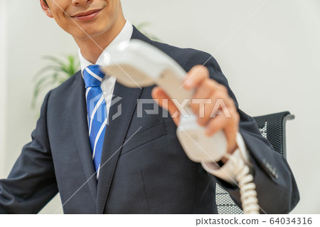 Business scene phone Business scene phone 64034316