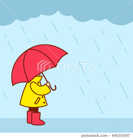 Little child in the rain Little child in the rain 64035097