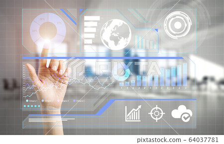Concept of using modern technologies for business globalization and networking 64037781
