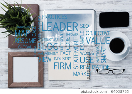 Modern workplace concept. Modern workplace concept. 64038765