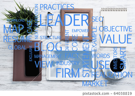 Modern workplace concept. Modern workplace concept. 64038819