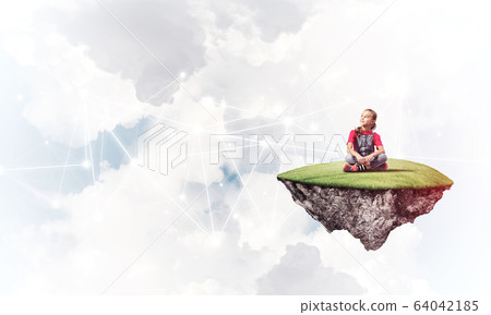 Idea of children Internet communication or online playing and pa Idea of children Internet communication or online playing and pa 64042185
