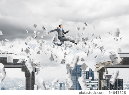 Problem and difficulties overcoming concept. Problem and difficulties overcoming concept. 64043828